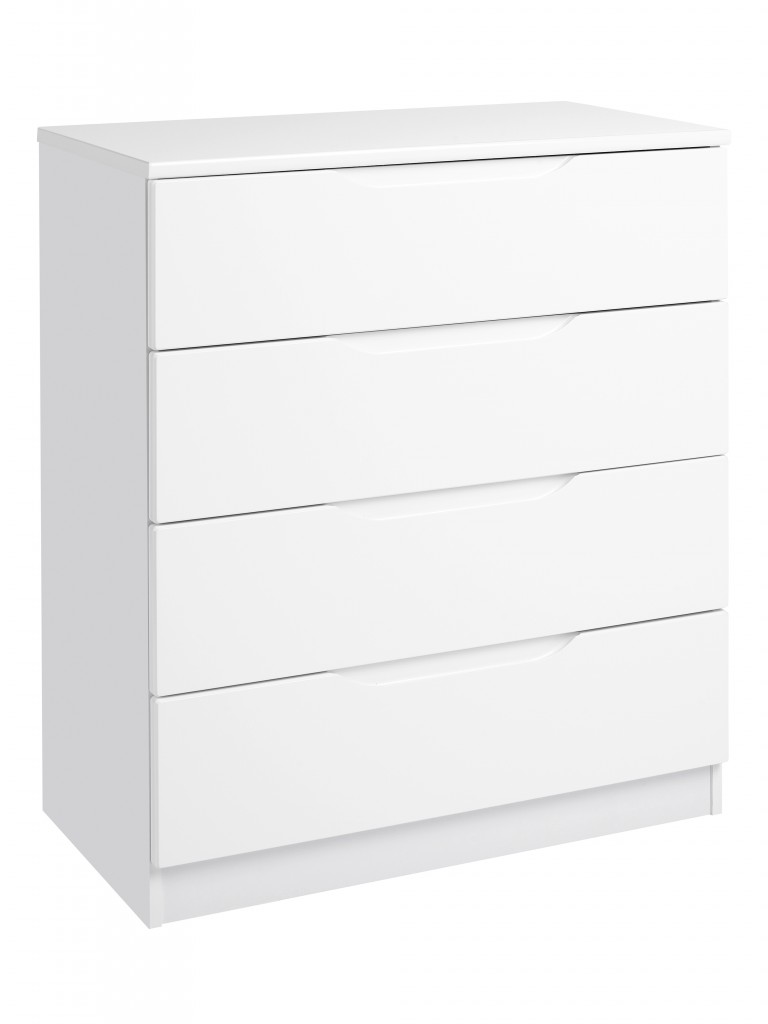 Sonata Bedroom Furniture Range - White Gloss Finish | Folkestone ...