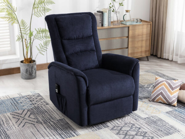 Dark blue up-right chair | Kent Beds and Sofas